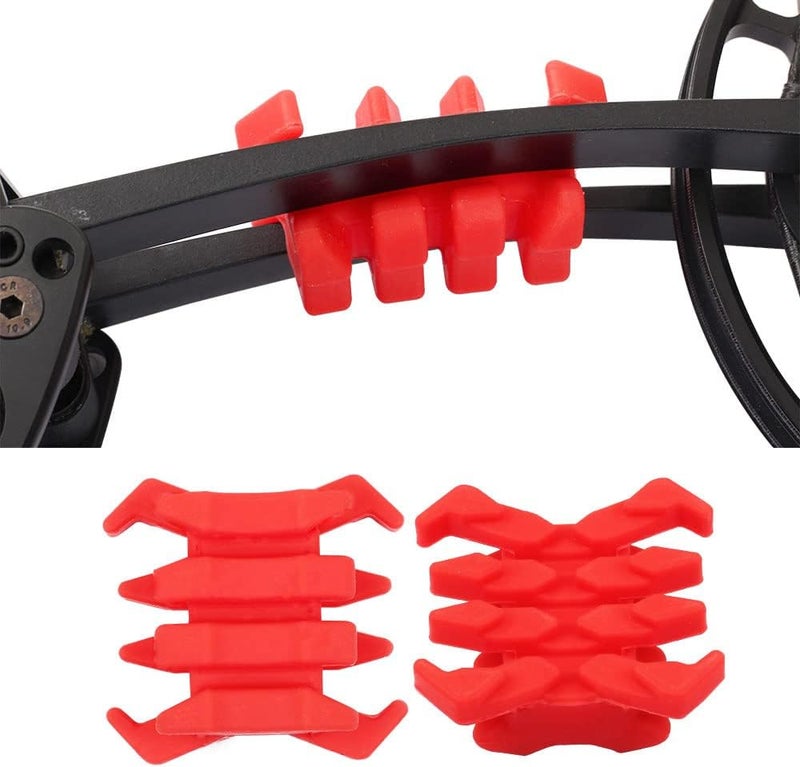 SOPOGER Bow Limb Dampeners for Compound Bow Crossbow Limb Dampeners Archery Split Limb Stabilizer Dampener Bow Sliencer for Reduceing Noise and Vibration - Image 1